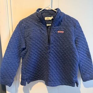 Vineyard Vines Women’s Navy Quilted Sweatshirt